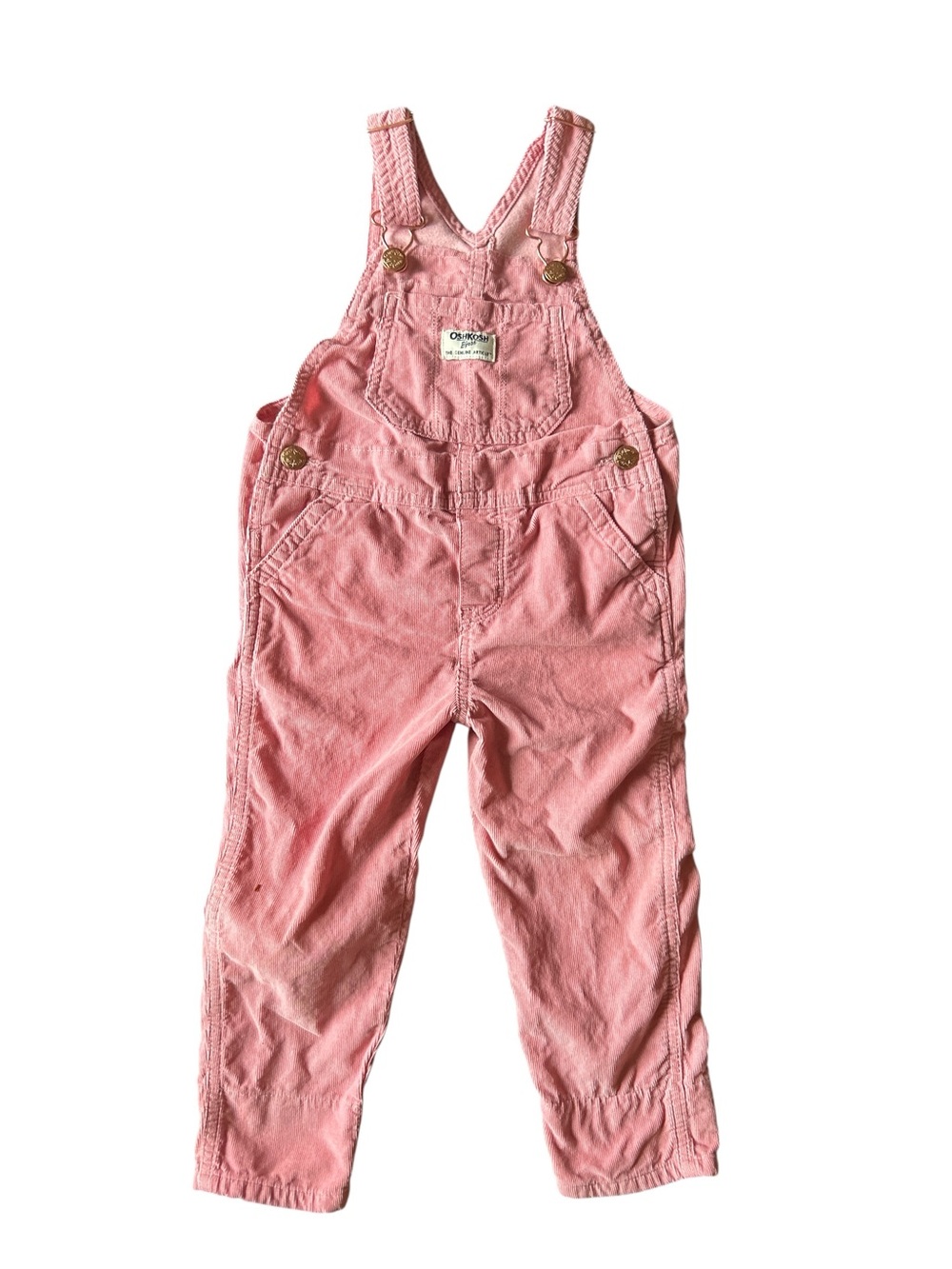 Oshkosh Kids Pink Corduroy Overalls - OshKosh B'gosh